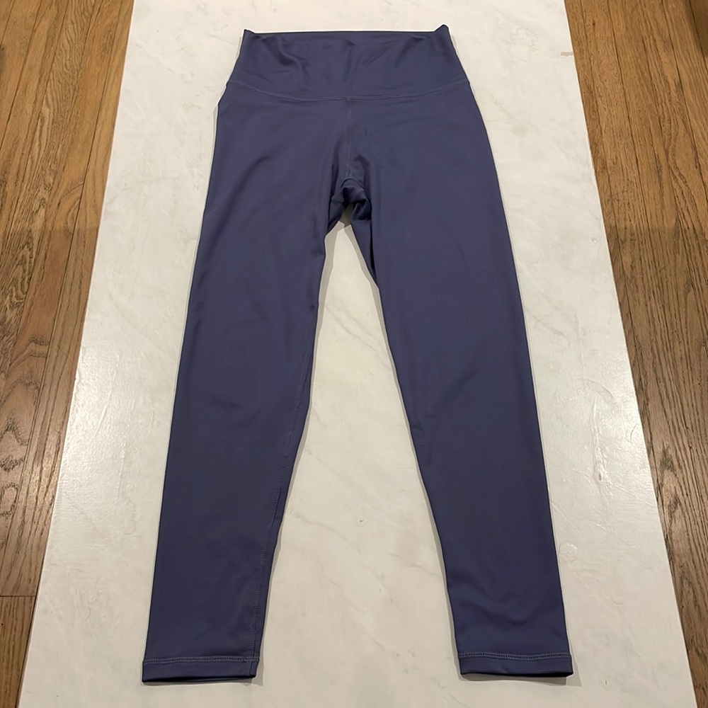 High waisted ECHT scrunch workout leggings in Ever Blue